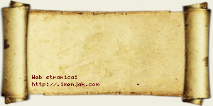 Anja Kos vizit kartica